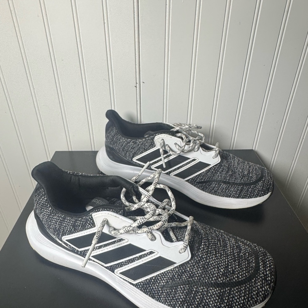 Adidas Energy Falcon Shoes - 10 Mens Gray White Athletic Running Sneakers EE9856 - Picture 3 of 7